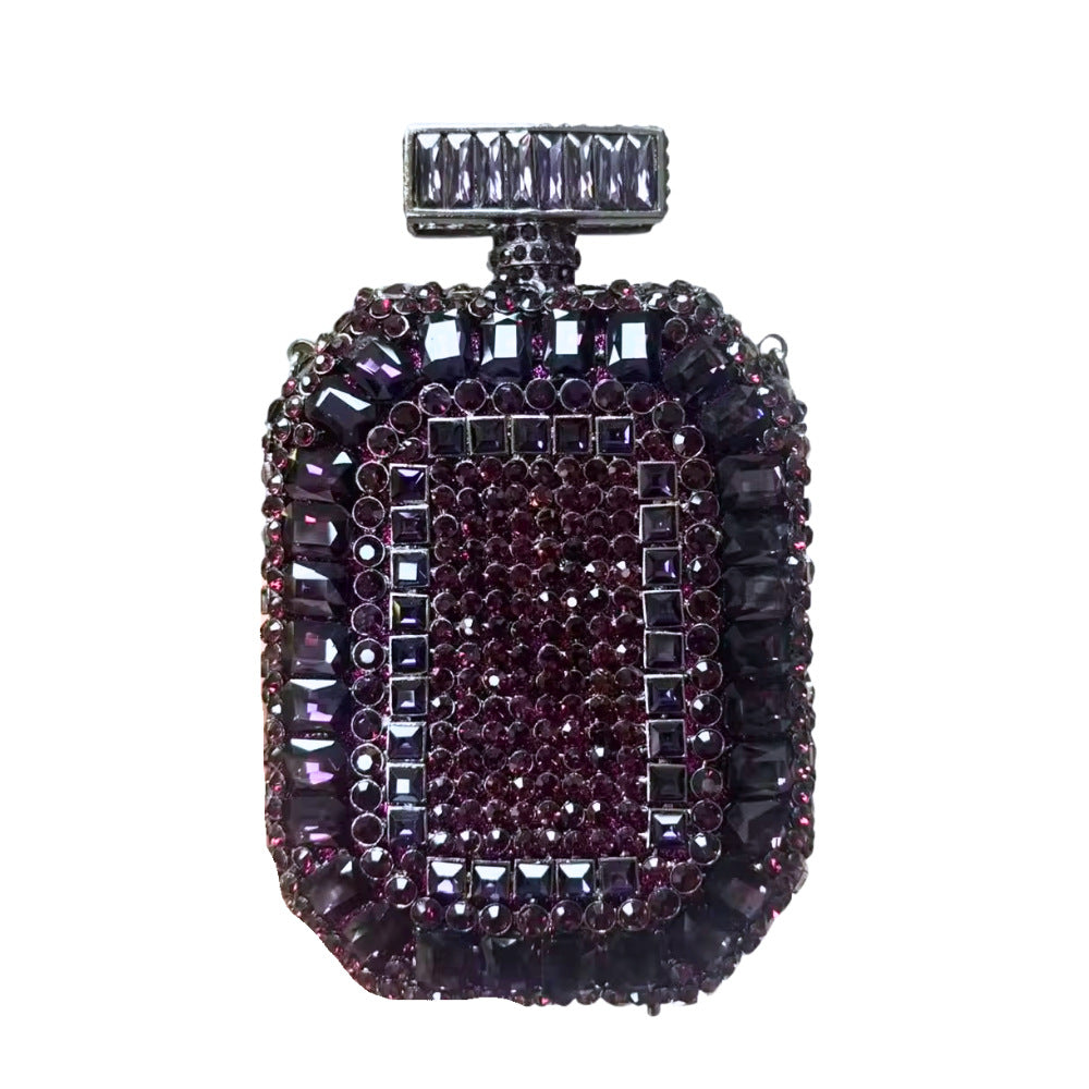 Perfume Bottle Crystal Evening Handbag HB018