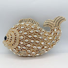 Fish Rhinestone Clutch Bag HB020