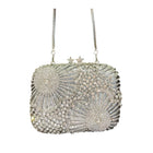 Flower Crystal Clutch Bag HB021