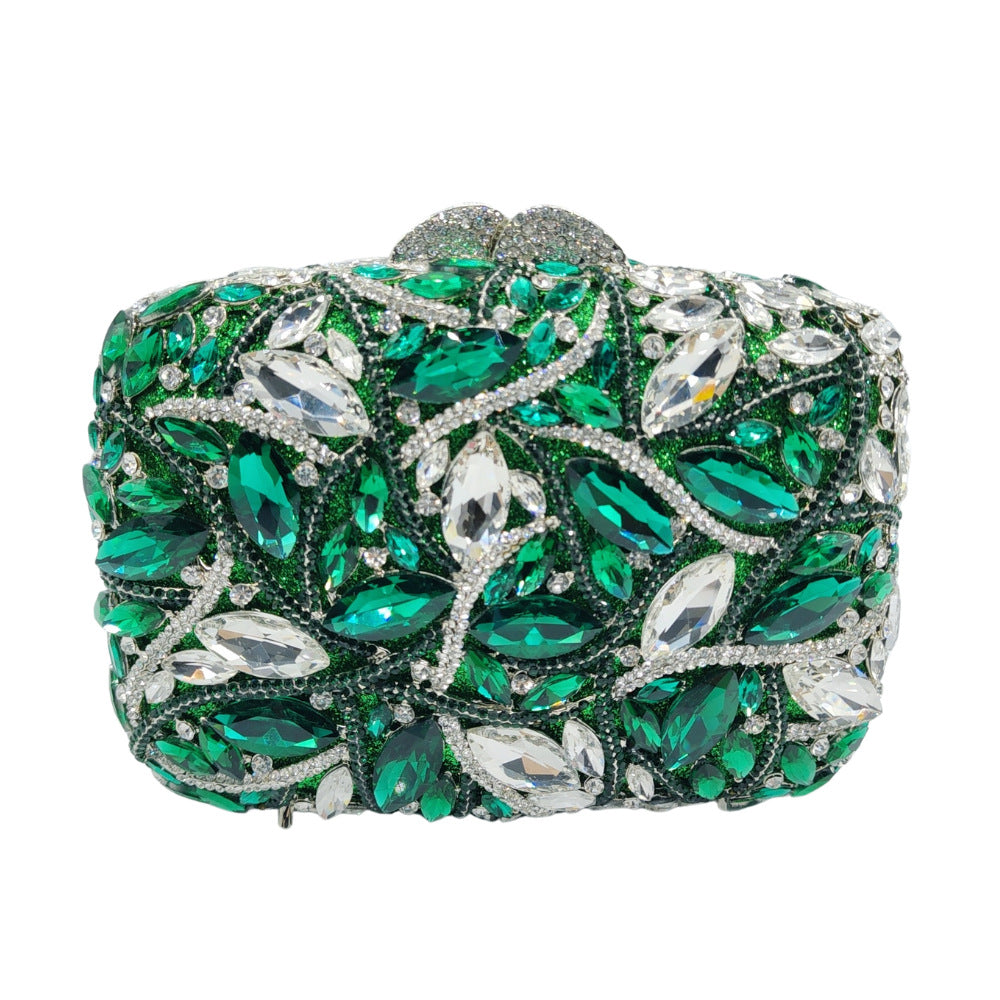 Metal Diamond Clutch Bag HB024