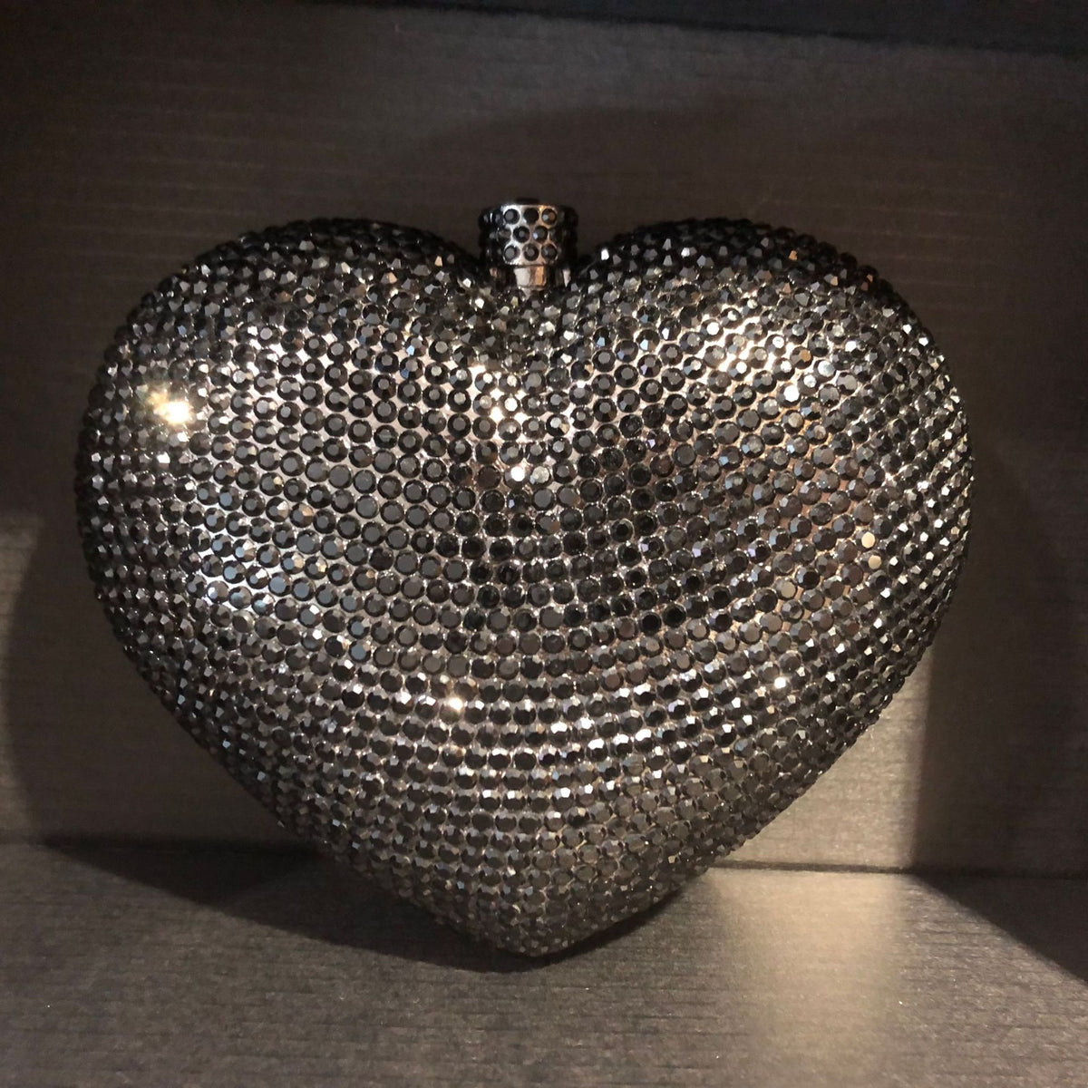 Heart Shaped Crystal Evening Clutch HB027