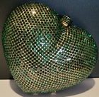 Heart Shaped Crystal Evening Clutch HB027