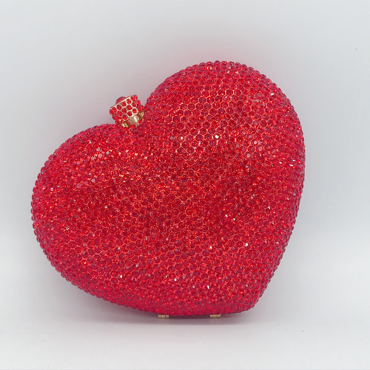 Heart Shaped Crystal Evening Clutch HB027