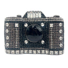 Camera Shaped Crystal Clutch Bag HB029