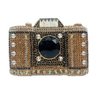 Camera Shaped Crystal Clutch Bag HB029