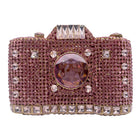 Camera Shaped Crystal Clutch Bag HB029