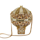 Hot Air Balloon Shaped Crystal Clutch Bag HB030