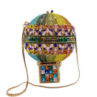 Hot Air Balloon Shaped Crystal Clutch Bag HB030