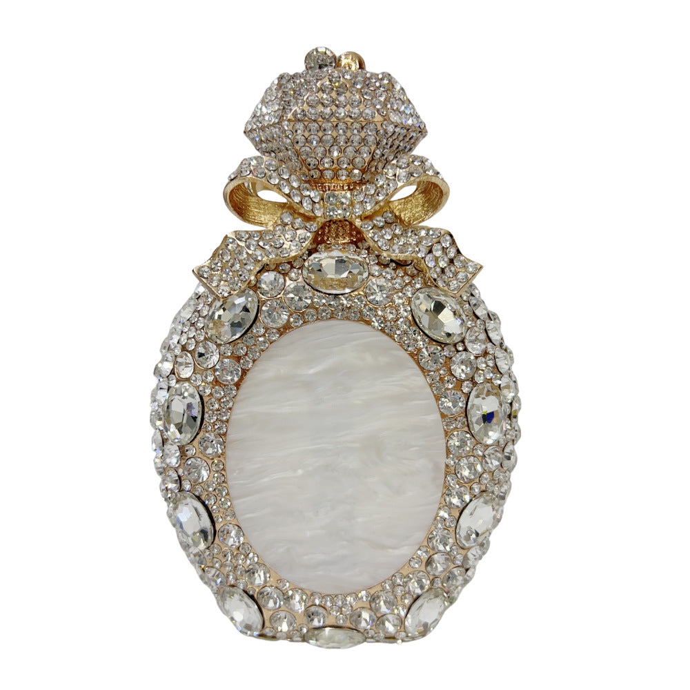 Crystal Shell Gem Evening Clutch HB031