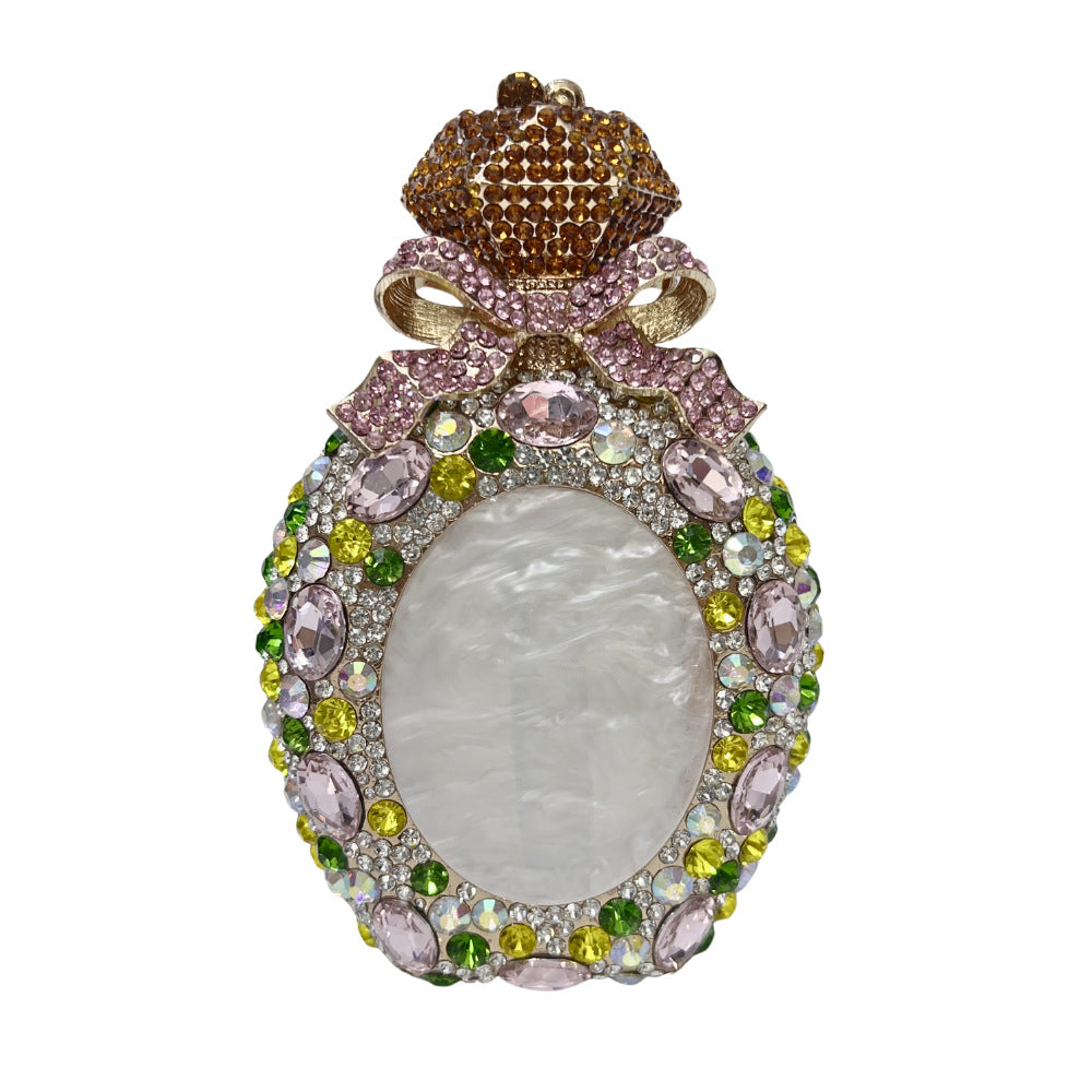 Crystal Shell Gem Evening Clutch HB031