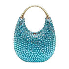 Oval Shaped Crystal Evening Clutch HB035