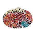 Flower Rhinestone Evening Clutch HB036