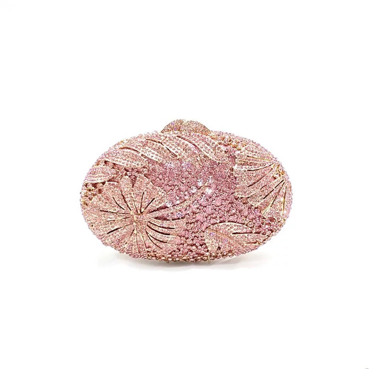 Flower Rhinestone Evening Clutch HB036