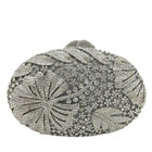 Flower Rhinestone Evening Clutch HB036