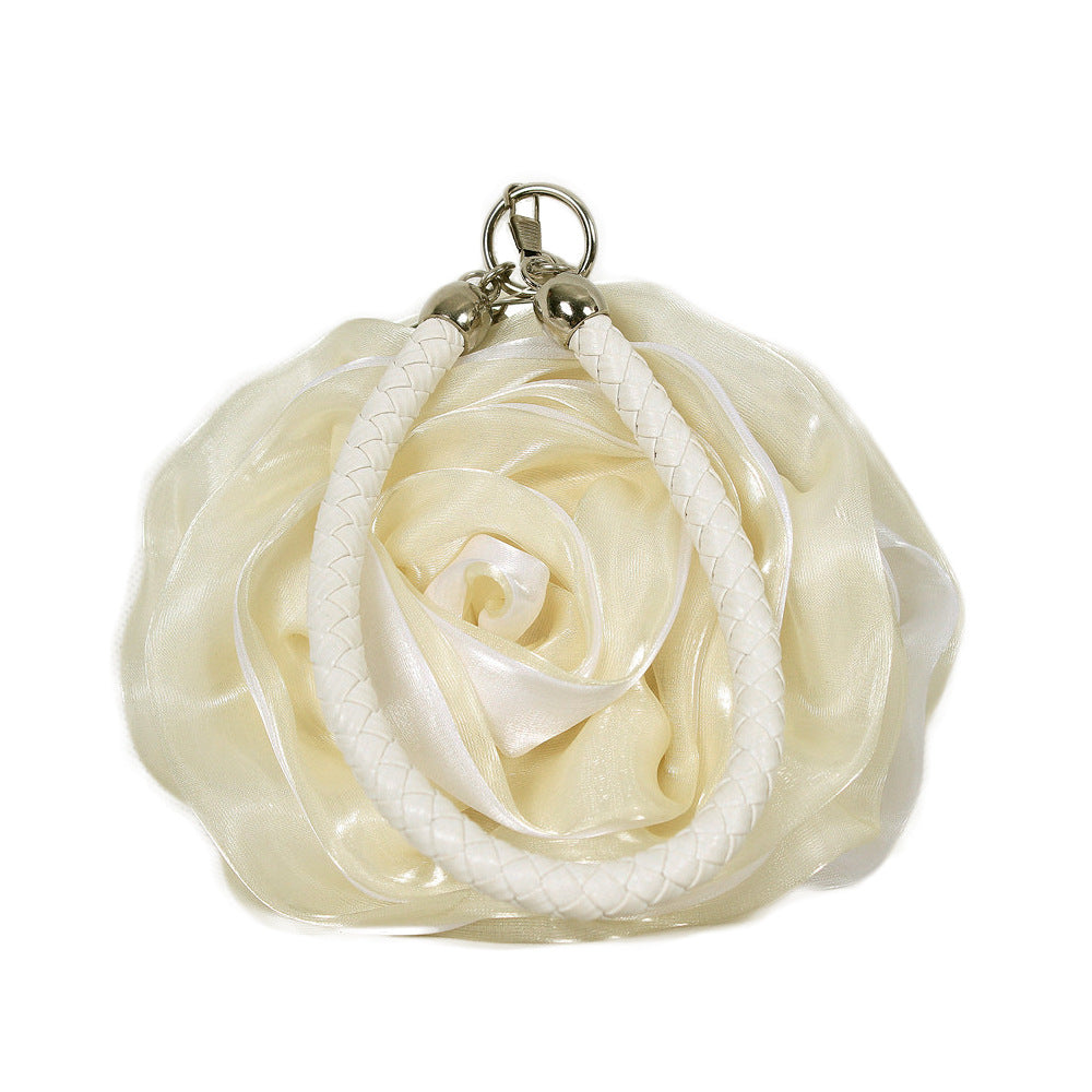 Silk 3D Flower Clutch Bag HB038