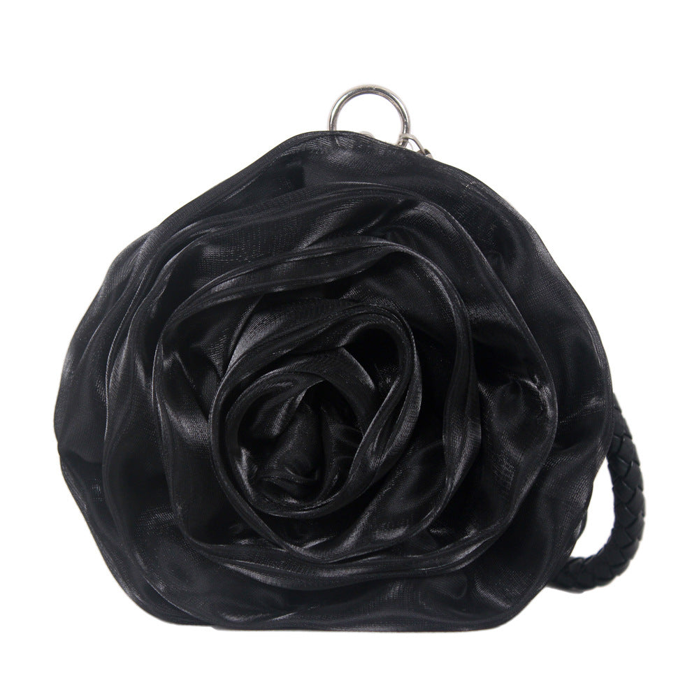 Silk 3D Flower Clutch Bag HB038