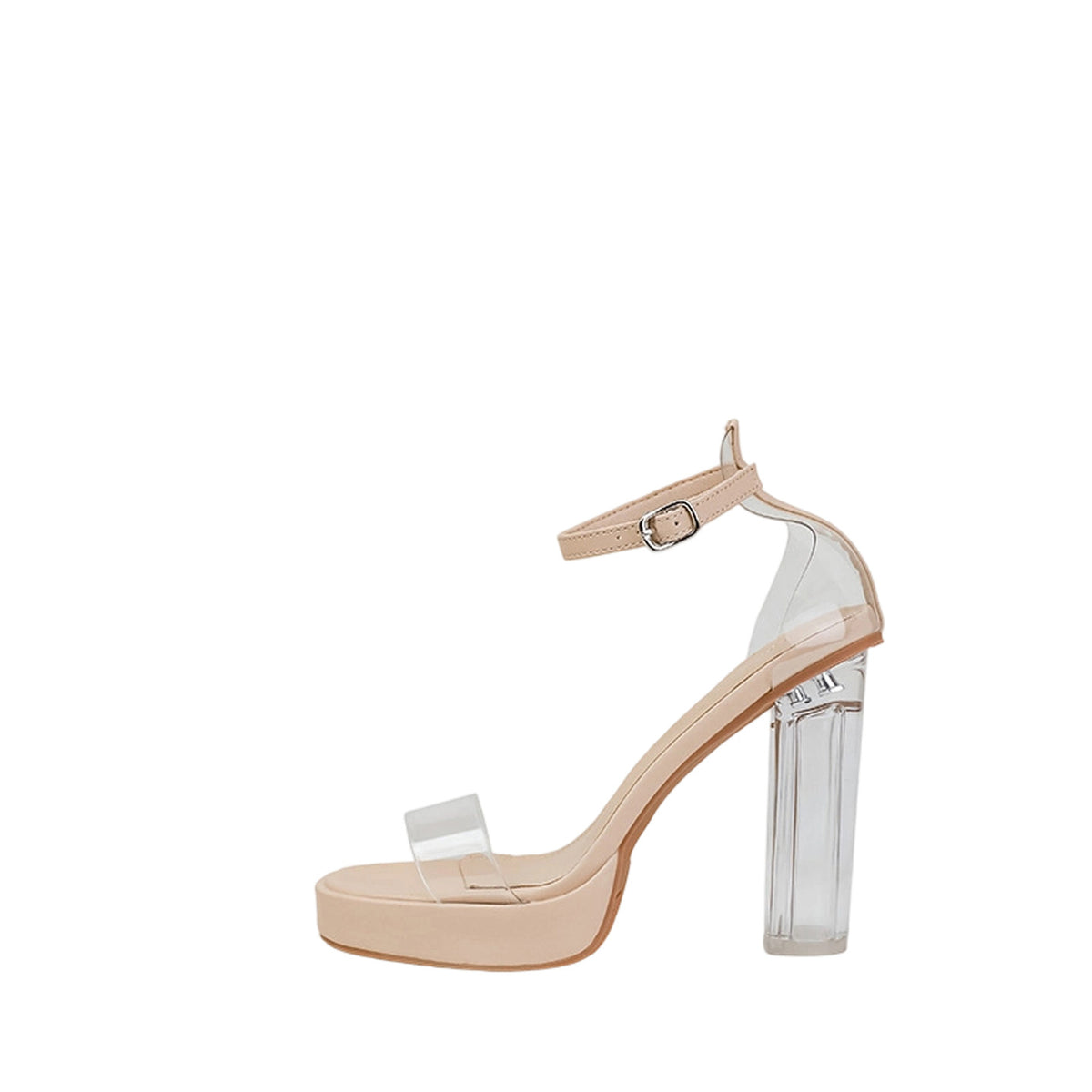 Transparent One Strap High Heels HH011