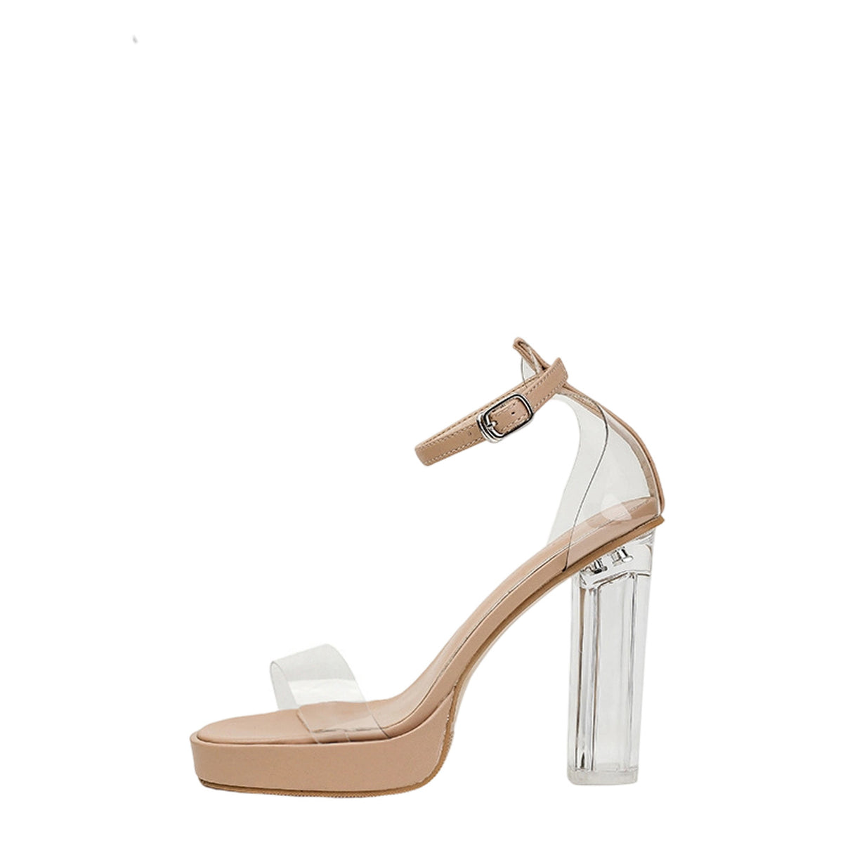 Transparent One Strap High Heels HH011