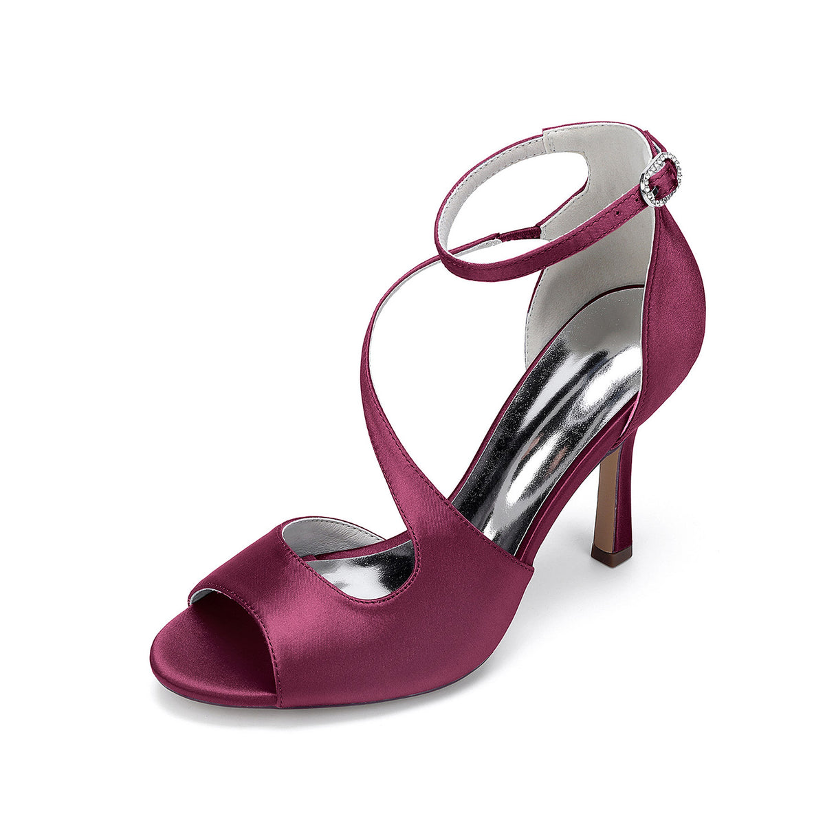 Round Toe Single Strap High Heels HH021