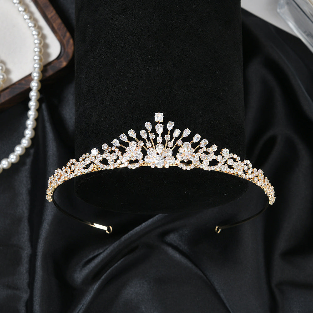 Crystal Flower Tiara HP005