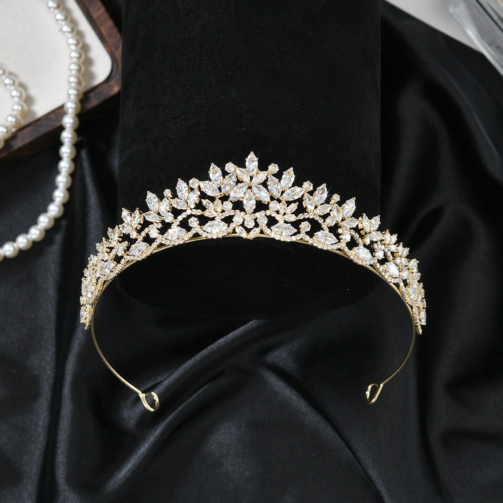 Crystal Floral Tiara HP006