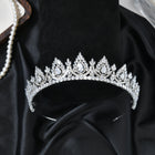 Glamorous Pear Cut Crystal Royal Diadem HP018