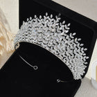 Dazzling Marquise Foliage Bridal Diadem for Women HP027