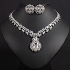 Elegant Vintage Zircon Necklace Set JW012