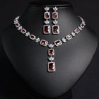 Tassel Pendant Necklace and Earring Set JW015