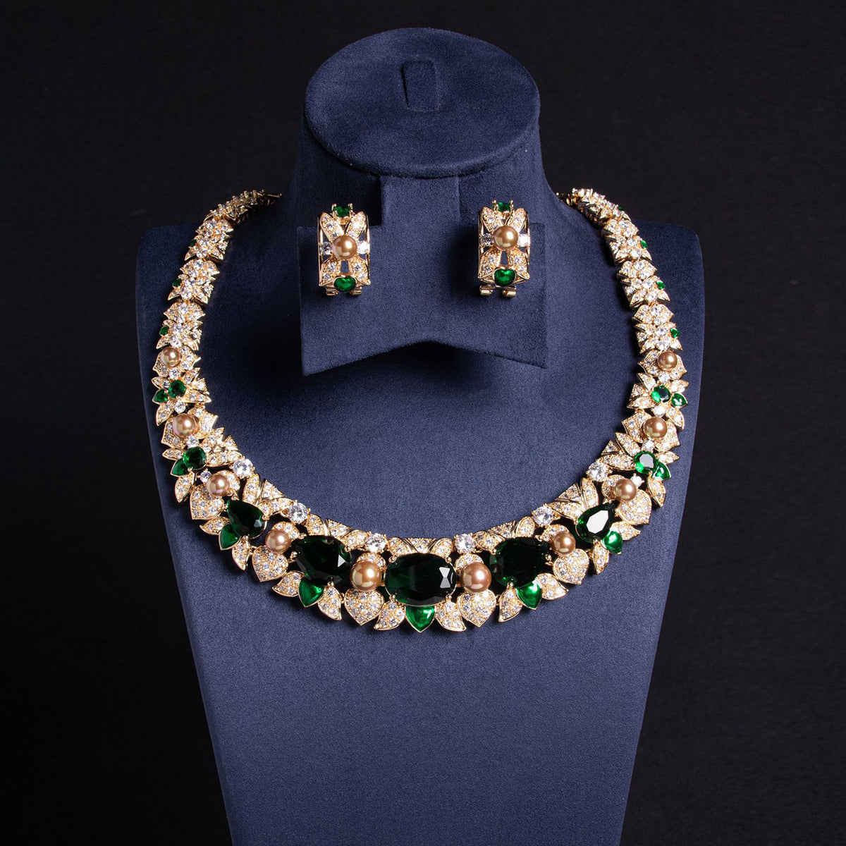 Geometric Cube Jewelry Set JW016