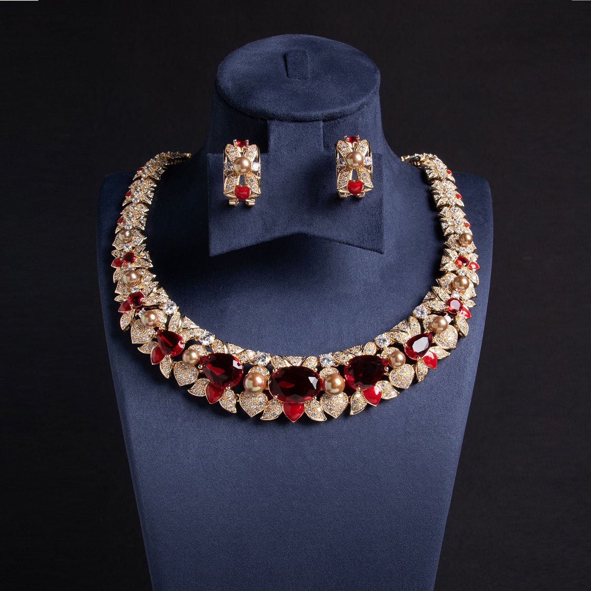Geometric Cube Jewelry Set JW016
