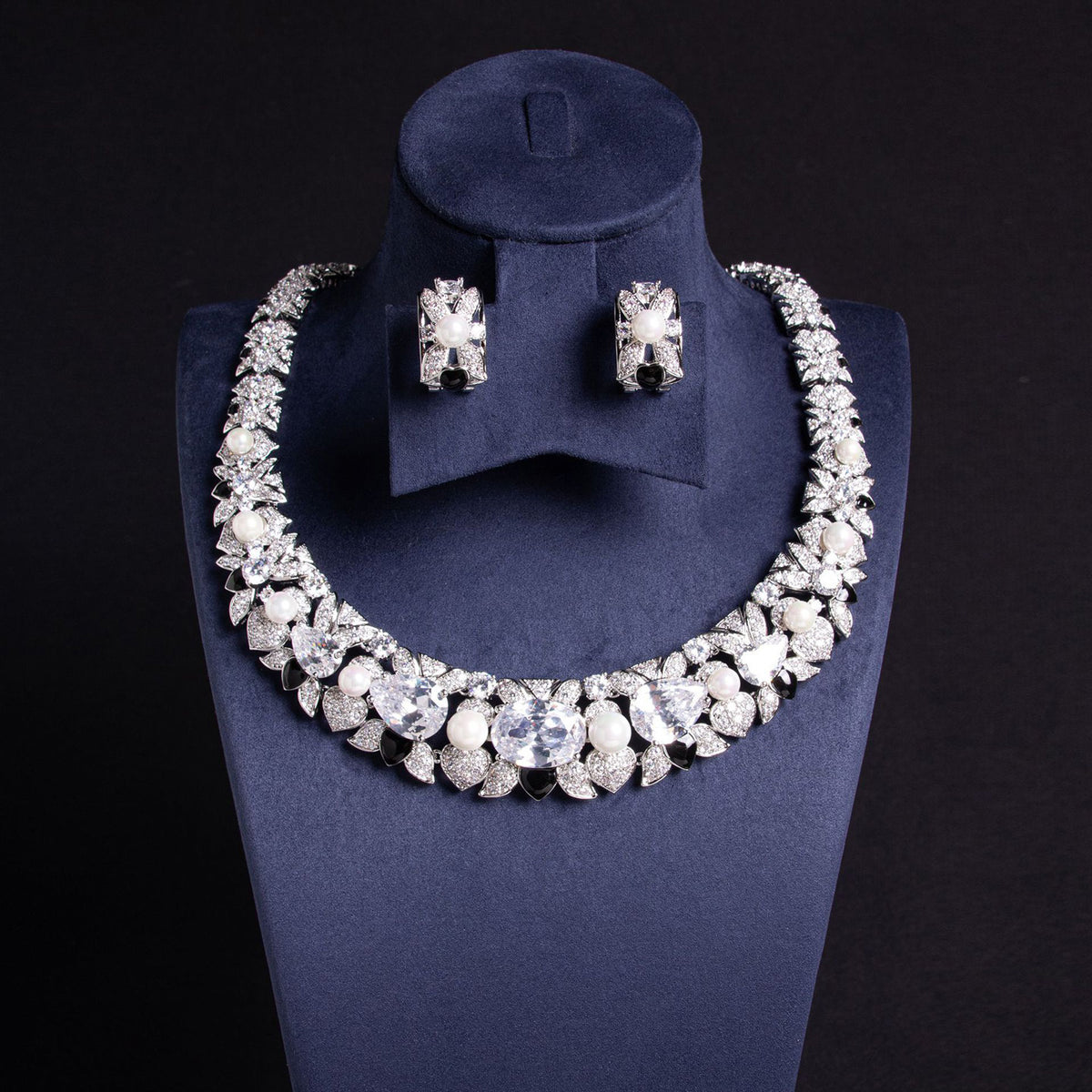 Geometric Cube Jewelry Set JW016