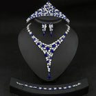 Colorful Zircon Necklace and Earring Set JW032