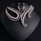 Droplet Zirconia Earring Jewelry Set JW033