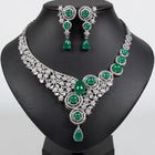 Round Teardrop Star Zircon Jewelry Set JW034