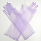Sheer Tulle Long Bridal Gloves for Wedding & Prom GL001