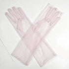 Sheer Tulle Long Bridal Gloves for Wedding & Prom GL001