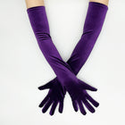 Long Velvet Opera Gloves for Wedding & Formal Events GL004