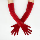 Long Velvet Opera Gloves for Wedding & Formal Events GL004