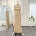 Luxury Pearls Mermaid Evening Dress with Cape SS369_