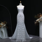 Luxury Beaded Green Mermaid Evening Dress SS601