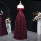 Elegant Pink 3D Floral Spaghetti Strap Evening Dress SS701