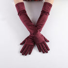 Long Satin Bridal Gloves for Wedding, Prom & Evening Gowns GL003