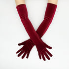 Long Velvet Opera Gloves for Wedding & Formal Events GL004